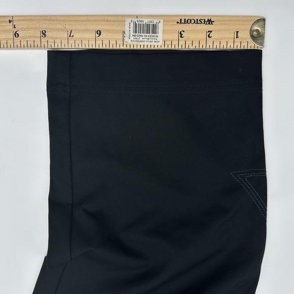 Vintage Nike Women Active Y2K Capris Pants Size Medium M Black Pink Polyester - Picture 3 of 12